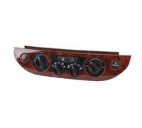 SIXRUN AC Heater Climate Control Panel, Switch Assembly Replacement for 2002-2006 Manual AC Knobs LE SE Without Security System 55902-06040 (Colore noce)