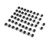 SIXRUN Adattatore Jack di Alimentazione CC 50 Pezzi, Perni in Rame, Connettore Breadboard 5,5 Mm X 2,1 Mm per Diecimila Duemilanvoe 328 Mega 1280 2560