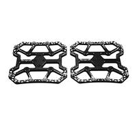 SIXRUN Adattatore per Pedale Senza Clip Convertitore per Pedale con Piattaforma in Lega di Alluminio 90 X 90 Mm Profilo della Tacchetta Antiscivolo Aggancio Rapido per Bici da Strada Mountain Bike