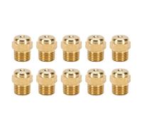 SIXRUN Air Compressor Cold Start Valve 1/4 NPT Brass | Reduces Motor Load, Polished Brass Construction, 10-Piece Set