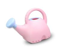 SIXRUN Annaffiatoio per Bambini, Annaffiatoio in Plastica a Forma di Elefante per Giocattolo da Giardinaggio per Bambini con capacità di 1,5 Litri, Design Liscio per un Utilizzo (PINK)
