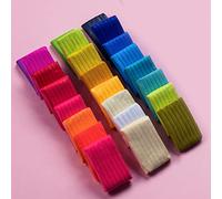 SIXRUN Argilla da Modellare per Bambini 24 Colori Semitrasparente per la Coordinazione Occhio-mano e lo Sviluppo Muscolare Nelle Lezioni D'arte e Nei Progetti Fai-da-te (24 colori, 14 pezzi,