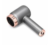 SIXRUN Asciugacapelli Ionico Cordless, 1500 mAh, Portatile, Modalità Caldo e Freddo, Grigio Scuro, Leggero, con Ugello Magnetico