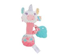 SIXRUN Baby Soft Rattle Shaker, Peluche di Cotone Mobile, Teether e Lussuoso Compagno in per Divertimento Rilassante, Afferrare e Rilievo Dentinte (Tipo 2)