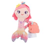 SIXRUN Baby Soft Rattle Shaker, Peluche di Cotone Mobile, Teether e Lussuoso Compagno in per Divertimento Rilassante, Afferrare e Rilievo Dentinte (Tipo 1)