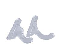 SIXRUN Baseball Bat Display Wall Mount, Acrilico Trasparente, Orizzontale | Supporti per attrezzature sportive accoppiati, quattro viti e tubi di espansione, cimeli firmati per Man Caves