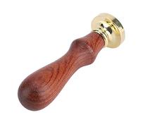 SIXRUN Bastoncini di Ceralacca in Legno retrò Timbro Sigillo Classico per Biglietti D'invito di Nozze, Manico in Legno Premium Testa in Ottone Liscio per L'arte di Scrivere Lettere, Buste, Inviti