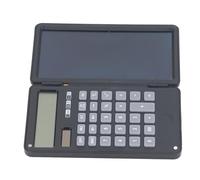 SIXRUN Calcolatrice Scientifica Portatile, Lavagna per la Scrittura con Display a 12 Cifre, Dispositivo Elettronico Facile da Trasportare per Riunioni di Lavoro (BLACK)