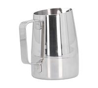 SIXRUN Caraffa da caffè in Acciaio Inossidabile da 400 Ml con Design a Bocca Obliqua per Schiumare il Latte e Latte Art in Domestica