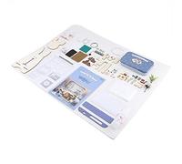 SIXRUN Casa delle Bambole Fatta a Mano in Miniatura Fai-da-te Casa delle Bambole a Tema dei Vecchi Tempi per il Regalo della Decorazione Domestica, Colore Legno 5,63 * 6,46 * 1,02 Pollici