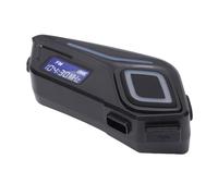 SIXRUN Casco Moto Altoparlante Bluetooth 5.4, Impermeabile IPX8 | Diaframma in grafene da 40 mm, ricarica rapida Type-C da 800 mAh, risposta automatica alle chiamate, guida in vivavoce,