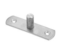 SIXRUN Cerniera Girevole per Porta, Accessorio Hardware per Mobili Robusto e Ad Alta Resistenza, per Porte in Vetro, Camera da Letto, Soggiorno, Distanza tra i Fori di 2,6 Pollici, Acciaio