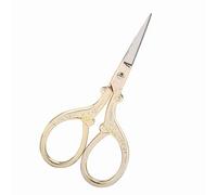 SIXRUN Cesoie da Cucito Antiche per Punto Croce Fai-da-te, Acciaio Inossidabile di Alta qualità, Piccole Forbici Affilate per Ricamo e Taglio della Carta (GOLD)