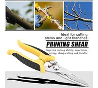 SIXRUN Cesoie da Potatura in Acciaio Inossidabile Cesoie per Rami a Risparmio di Manodopera per Giardinieri Materiale PP 7,87 Pollici