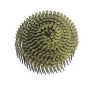 SIXRUN Chiodo a Spirale per Avvolgitore 2,1 X 38 Mm, Testa Tonda 15 Gradi | 40 rotoli, 16000 conteggi, acciaio robusto, elevata resistenza alla trazione, adatto per la costruzione