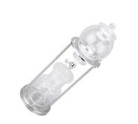 SIXRUN Cold Brew Drip Tower Macchina per caffè Ghiacciato in Acciaio Inossidabile in Vetro Trasparente da 600 Ml Fai-da-te per gli Appassionati di Bevande Fredde