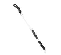 SIXRUN Contatore del Punteggio da con Pietra Artificiale Brillante, Catena di Perline Resistente per Segnare Facilmente, Forniture da Perfette in e Rosa, Lungo 21 Cm/8,3 Pollici, 1 unità (Black)