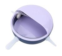 SIXRUN Cucciolo di Latte -Feeder Anti -bloat Multiplages in Plastica per Gattini per Animali Domestici, Pulire il Latte Facile Concha per più Famiglie di Animali Domestici (PURPLE)