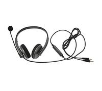 SIXRUN Cuffia per Call Center, 115dB con Cancellazione del Rumore Cablata | Cuffie per computer, impedenza 32 Ohm, HD 20-20.000 Hz, microfono ruotabile da sinistra a destra, cuscino in spugna ABS