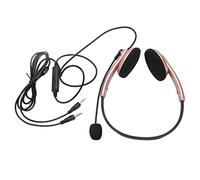 SIXRUN Cuffia per Call Center, 115dB con Cancellazione del Rumore Cablata | Cuffie per computer, impedenza 32 Ohm, HD 20-20.000 Hz, microfono ruotabile da sinistra a destra, cuscino in spugna ABS