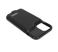 SIXRUN Custodia con Batteria da 5500mAh per 12 Pro Max, 6.7in (BLACK) | Alimentazione di backup ai polimeri di litio, indicatore del livello di carica a LED, protezione dei bordi in silicone,