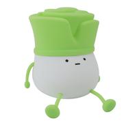 SIXRUN Cute LED Night Light Tap Control Ricaricabile 1.5W Decorativa Lampada da Comodino a Forma di Scalogno per la Camera da Letto Camera dei Bambini Cute Night Light