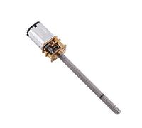 SIXRUN DC 12V 400RPM N20 Micro Motore Ingranaggi, Lungo Albero di Uscita Filettato con Ingranaggi Tutto Metallo Grande Coppia per Serrature Elettroniche Robot Intelligenti Modellini di