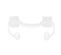 SIXRUN Denti da Vampiro in Plastica + Silicone con Perline per la Riparazione dei Denti, Accessori per Costumi Non Tossici e Igienici per Un'atmosfera Spaventosa