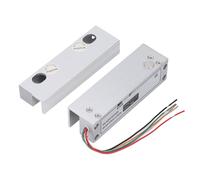 SIXRUN di Controllo Accessi per Porte in Vetro, Serratura Elettrica a Bullone DC 12V Fail Safe con Segnale di Feedback per Porta in Vetro Senza Telaio Lato Destro