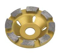 SIXRUN Disco da Taglio a Tazza con Segmento Diamantato di Alta qualità da 80 Mm per Calcestruzzo Marmo Granito, Lunga Durata, Rettifica Professionale per Pietra Ceramica, Oro, Diametro 3,1 Pollici