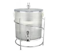SIXRUN Dispenser per Bevande Trasparente con Rubinetto Design Elegante per Feste, Matrimoni e Uso Domestico Materiale PE 1 unità