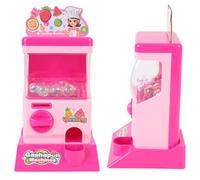 SIXRUN Distributore Automatico di Capsule per Bambini, Giocattolo per Capsule, Giocattolo Educativo per Ragazzi e Ragazze, Miniatura con Scatole per Uova a Sorpresa, Gioco di (PINK)