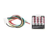 SIXRUN Equalizzatore Attivo della Batteria, Bilanciatore Batteria da 5 A con Tecnologia Fly Transfer e PCB in Rame da 2 OZ, da 1,8 V A 4,5 V per Utenti Fai da Te del Pacco LFP LTO NCM (3-4S)
