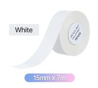 SIXRUN Etichetta Termica in Tappeti di Carta Etichetta Continua Resistente Allo Strappo per L'organizzatore Domestico - Bianco, 15 Mm * 7mroll, per gli Ingredienti della Cucina (WHITE)