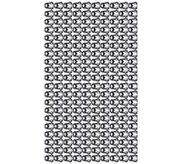 SIXRUN Fermagli per Becco di Pollo Anello Elastico Riutilizzabile per Bocca del Gallo Forte Durevole per Forniture per L'allevamento di Pollame, Plastica PP da 200 Pezzi (#2)