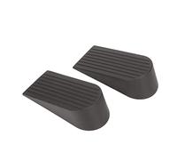 SIXRUN Fermaporta Neri Flessibili Resistenti Allo Scivolamento per la Parte Inferiore della Porta, Fermaporta di Sicurezza Domestica più Comodi, Adatti per Porte in Legno, Porte in Vetro, Ospedali,