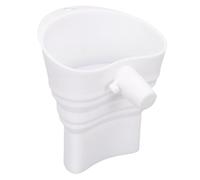 SIXRUN Frullino per Farina per Impastatrice, in Silicone Resistente Alle Alte Temperature, Facile da Versare con Grande Diametro, per Macchine per il Pane e Impastatrici Cottura (WHITE)