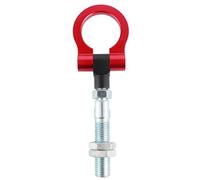 SIXRUN Gancio Traino per Carichi Pesanti - Anello da Rosso Pieghevole Adatto per Veloster 2012-2017, Alluminio e Acciaio T6061 di Alta qualità, Installazione Semplice, 1 unità (Rosso)