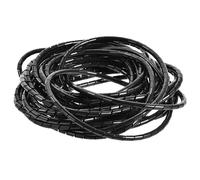 SIXRUN Gestione Efficiente della Rilegatura dei Cavi a Spirale Avvolgicavo da 6 Mm per Organizzare Ordinatamente i Cavi, 10 M per il Home Cinema