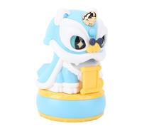 SIXRUN Giocattolo a Testa Mobile Ad Energia Solare con Design Moderno per la Decorazione Interna Dell'auto, Decorazione del Cruscotto Riflesso Dell'atteggiamento di Vita di qualità, Materiale (BLUE)