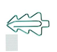 SIXRUN Graffette Metalliche Elettrolitiche Uniche, Pratiche e Affidabili per la Classificazione dei Documenti