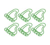 SIXRUN Graffette per Carta a Forma di Piede, Resistenti Allo Scivolamento, Colorate, per Ufficio, Scuola, Famiglia, Portatili, 100 Pezzi, in Metallo Leggero, Dall'aspetto Carino, per la Creazione di