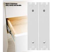 SIXRUN Guida di Scorrimento Liscia Durevole in Lega di Alluminio per Cassettiera Mini Guida di Scorrimento Liscia 2 Pezzi per Armadio (70 mm di lunghezza)