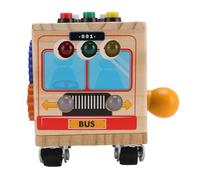SIXRUN Il Giocattolo Interattivo con Design a Forma di Autobus e di attività Migliora la Coordinazione Occhio-Mano per Un Apprendimento Divertente