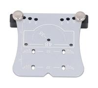 SIXRUN Indicatore del Margine Regolabile Maschera di Foratura per Cerniera Kit di Posizionamento Rapido delle Cerniere delle Porte con Accessori Lega di Alluminio per Installazione a Scomparsa della