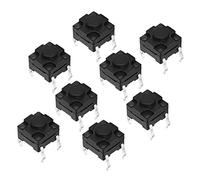SIXRUN Interruttore a Pulsante Tattile Impermeabile, 6 X 6 X 5mm | Plastica durevole e di alta qualità, adatta per l\'elettronica, dimensioni compatte, ampia applicazione