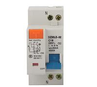SIXRUN Interruttore Differenziale 1P 16A 220V Protezione da Sovraccarico, | Alloggiamento in ABS, Intervento Rapido in 0,1 S, Protezione da Sovraccarico, Cortocircuito e Dispersione, Sicurezza della