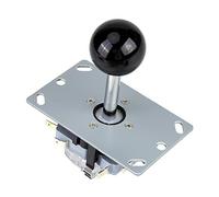 SIXRUN Kit Codificatore USB Joystick a Ritardo Zero e Set di Pulsanti Controller a 8 Vie in Metallo di Plastica con 10 Pulsanti Cavo da 1,8 M per MAME PC Fight Stick Fai da Te
