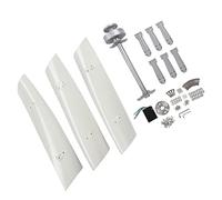 SIXRUN Kit di Generatore di Eoliche 100 w Verticale - Applicazione di Grandi Dimensioni e Funzionamento Stabile - Adattato a Compatto e PMG Senza Famiglie e Cabine Senza Coro (12V)