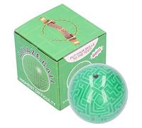 SIXRUN Labirinto 3D per Bambini, Puzzle in Plastica Resistente per L'allenamento del Cervello, Regalo Leggero, Dimensioni 10 Cm (GREEN)
